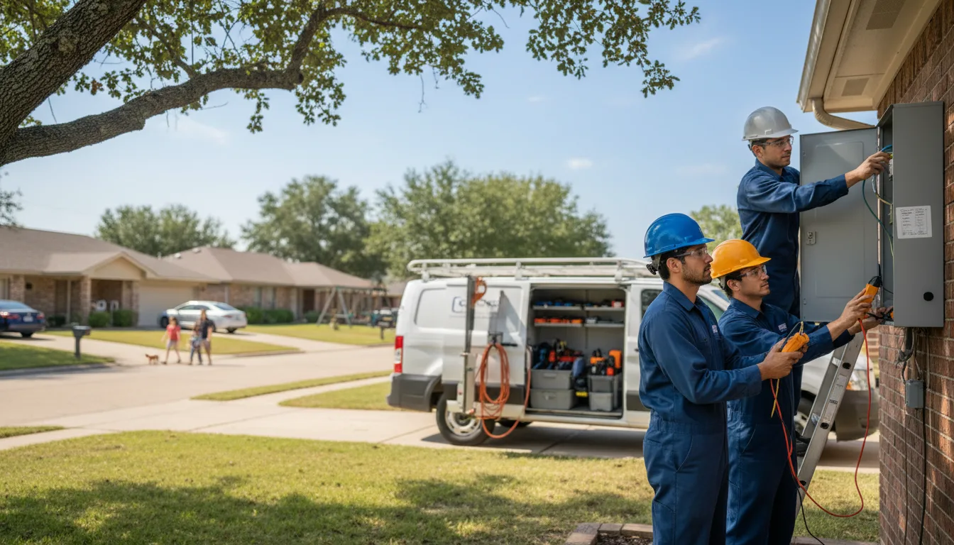 Certified electrician providing emergency electrical services in Roscoe, TX
